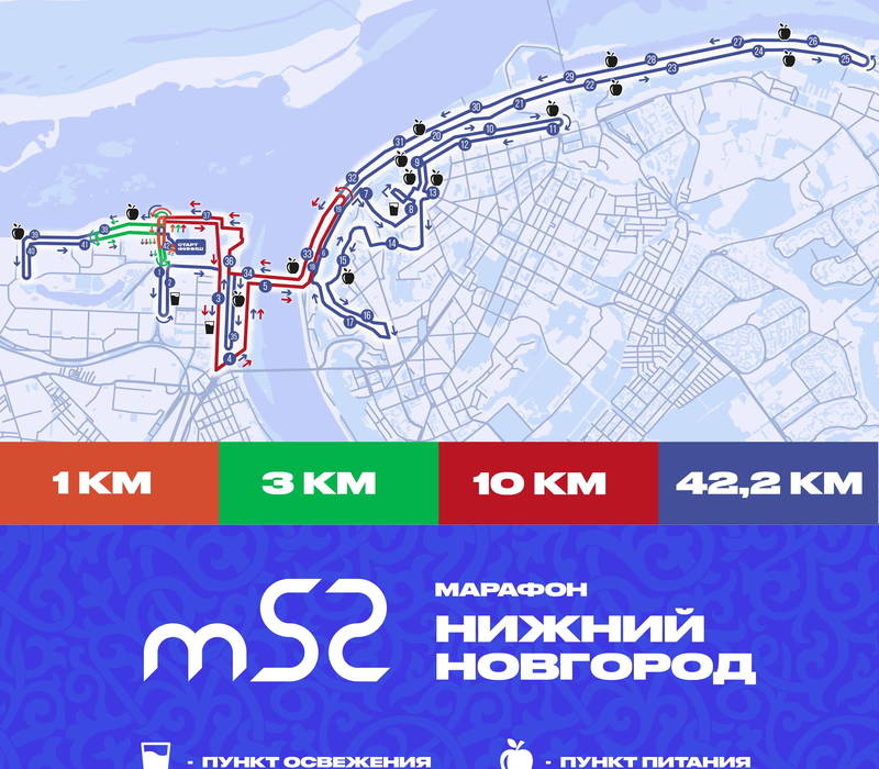 «Марафон Нижний Новгород» стартует 27 августа