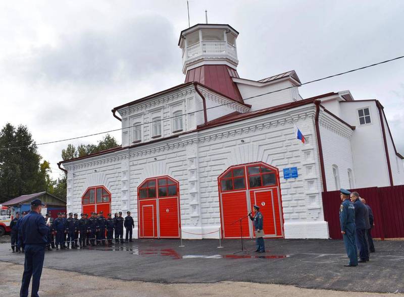 В селе Курмыш Пильнинского округа после реконструкции открылась пожарная часть