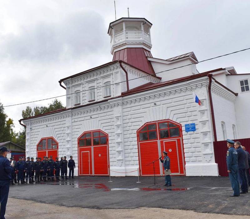 В селе Курмыш Пильнинского округа после реконструкции открылась пожарная часть