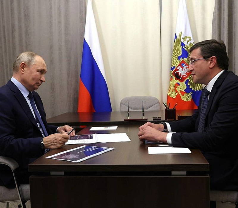Владимир Путин: «Нижегородская область развивается хорошими темпами»