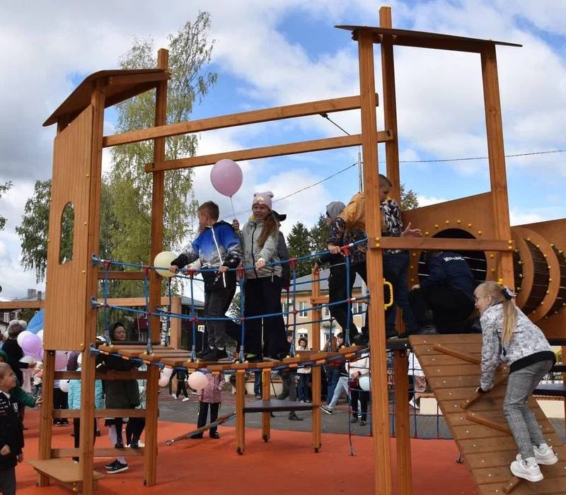 В Кулебаках благодаря нацпроекту «Жилье и городская среда» открыли семейный сквер