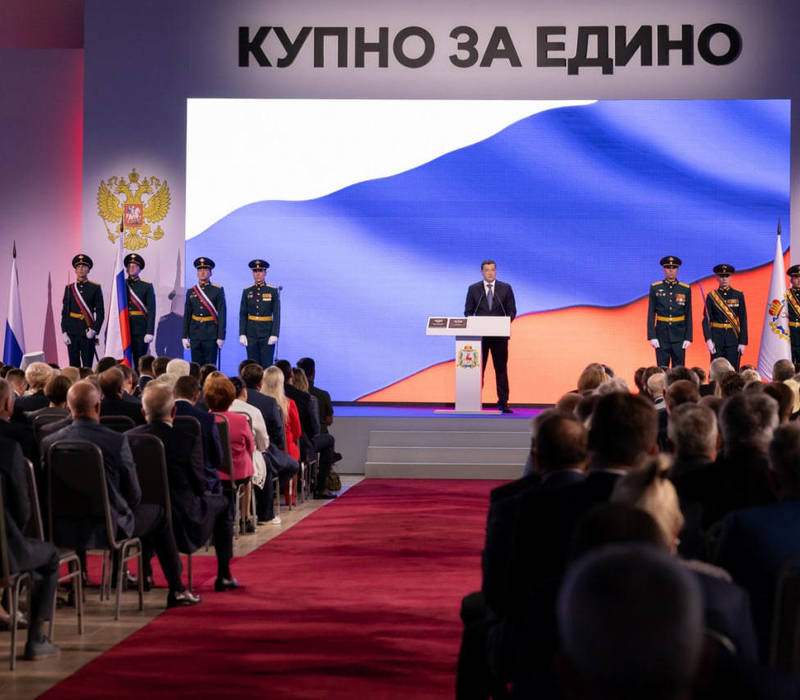 Вячеслав Володин направил поздравительную телеграмму в адрес Глеба Никитина в связи с его переизбранием на пост губернатора