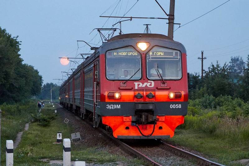 Дополнительные пригородные поезда сообщением Нижний Новгород – Моховые горы назначены на ГЖД