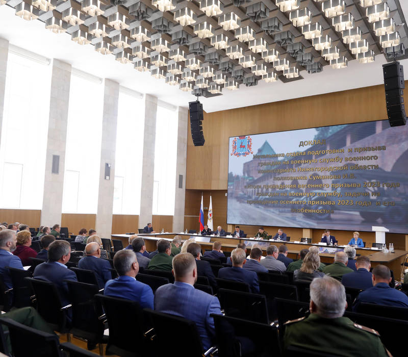 Около 2 300 нижегородцев отправятся в Вооруженные силы РФ в ходе призывной кампании «Осень – 2023»