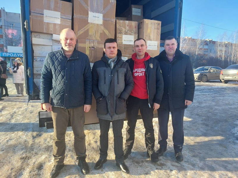 Арзамасские предприниматели в рамках акции «Мой бизнес помогает» отправили в ЛНР пять тонн гуманитарного груза 