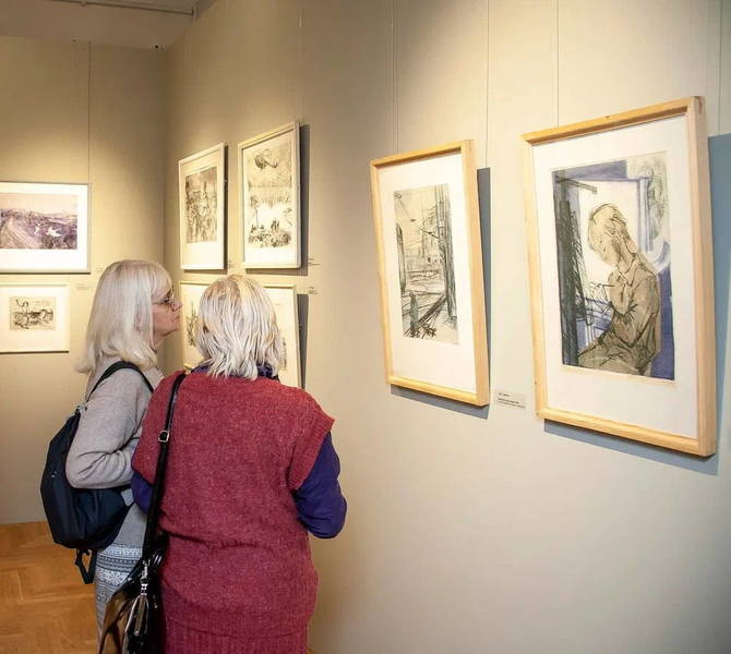 В Нижегородском государственном художественном музее открылась выставка работ петербургских художников «Город поэтов»