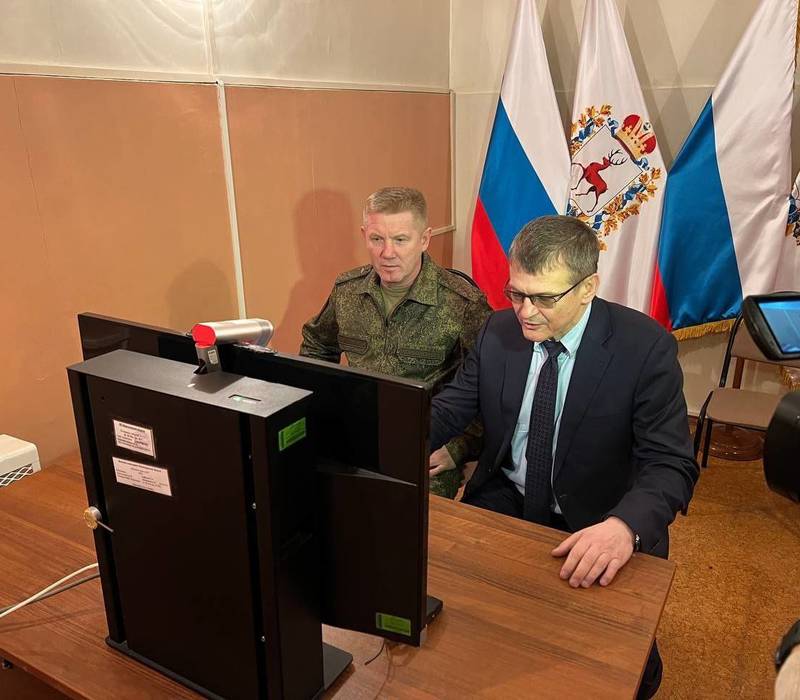 Для нижегородцев, участвующих в специальной военной операции при поддержке Минобороны РФ был организован ещё один телемост