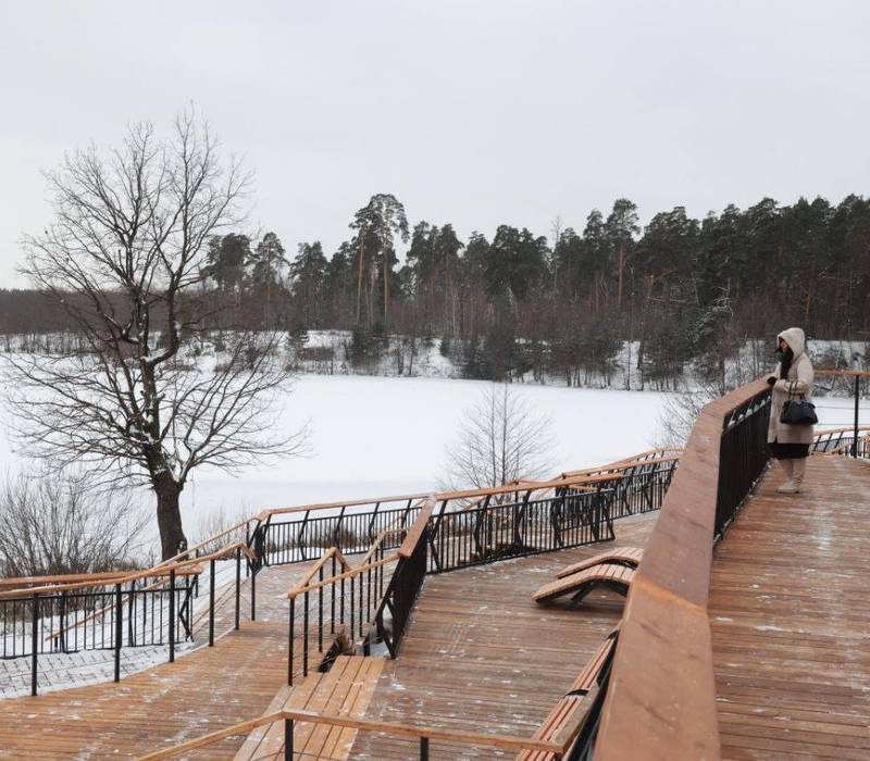 В Дзержинске установлена новая смотровая площадка у Святого озера по нацпроекту «Жилье и городская среда»