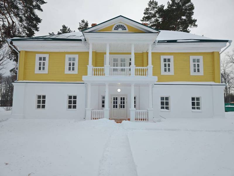 В Нижегородской области завершилась реставрация главного дома усадьбы Пушкиных во Львовке
