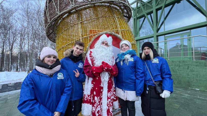 Нижегородские волонтёры организовали в парке «Швейцария» акцию «Здоровый - в Новый го