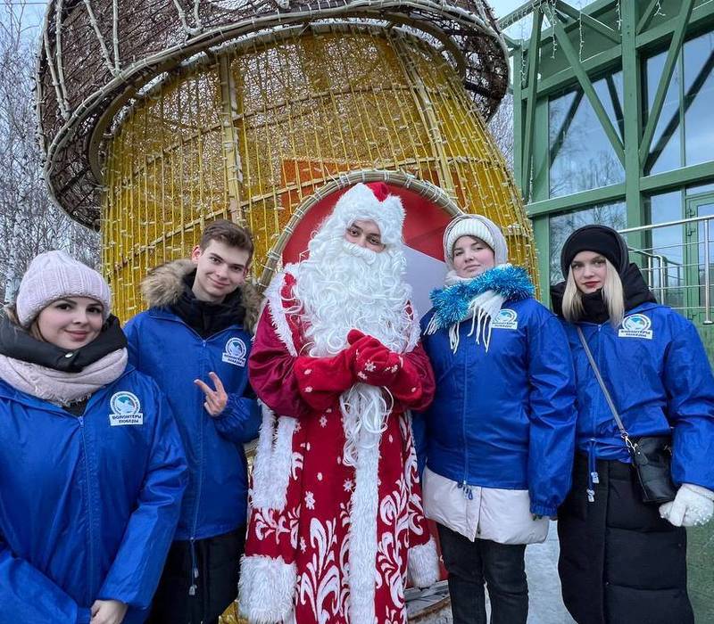 Нижегородские волонтёры организовали в парке «Швейцария» акцию «Здоровый - в Новый го