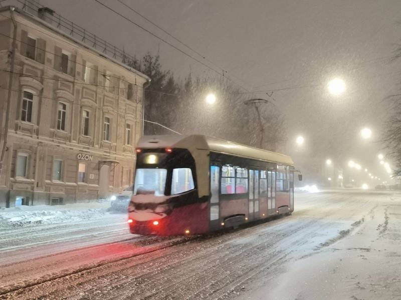 Работа трамваев в Нижнем Новгороде в новогоднюю ночь будет продлена до 2 часов ночи