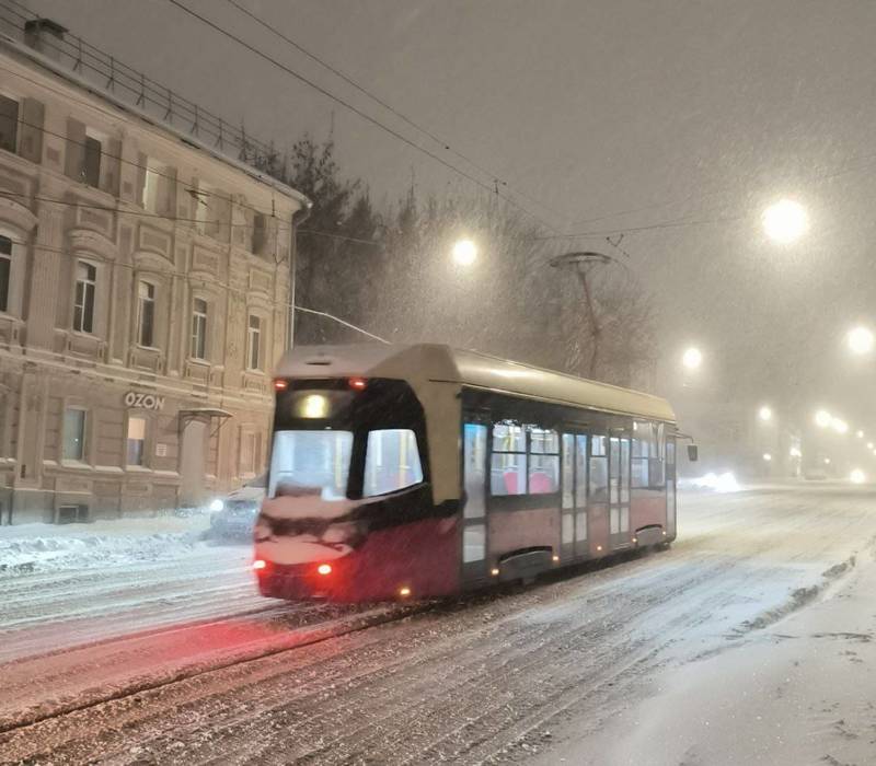 Работа трамваев в Нижнем Новгороде в новогоднюю ночь будет продлена до 2 часов ночи