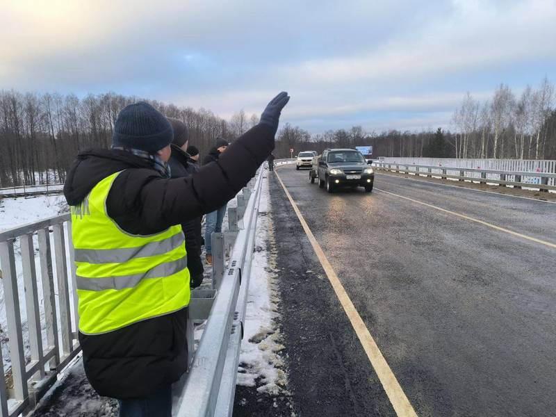Первый в России автомобильный алюминиевый мост открыли в Нижегородской области